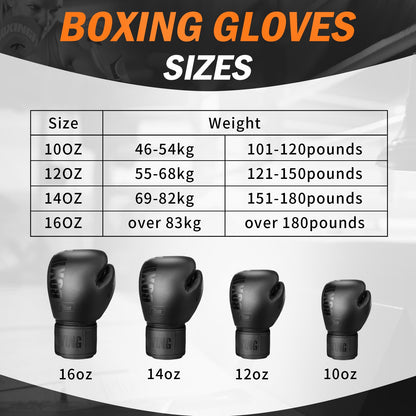 FIVING 14oz Boxing Gloves