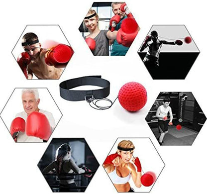 Boxing Reflex Speed Punch Ball Headband