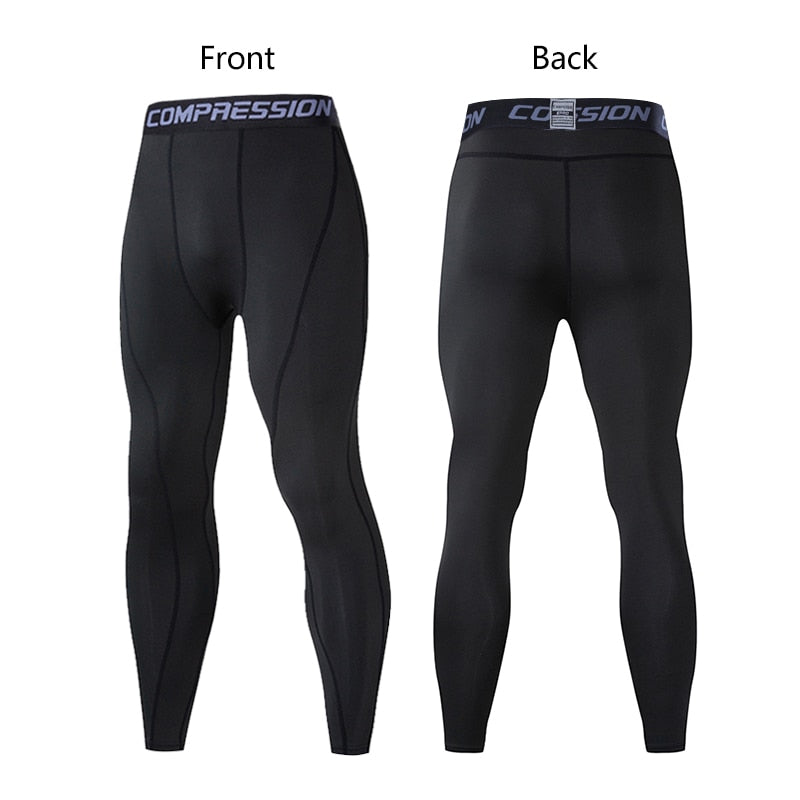 Men's Lycra Compression Pants - Fitness - Rash Guard - Jiu Jitsu - Muay Thai - MMA