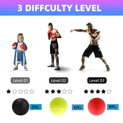 Boxing Reflex Speed Punch Ball Headband