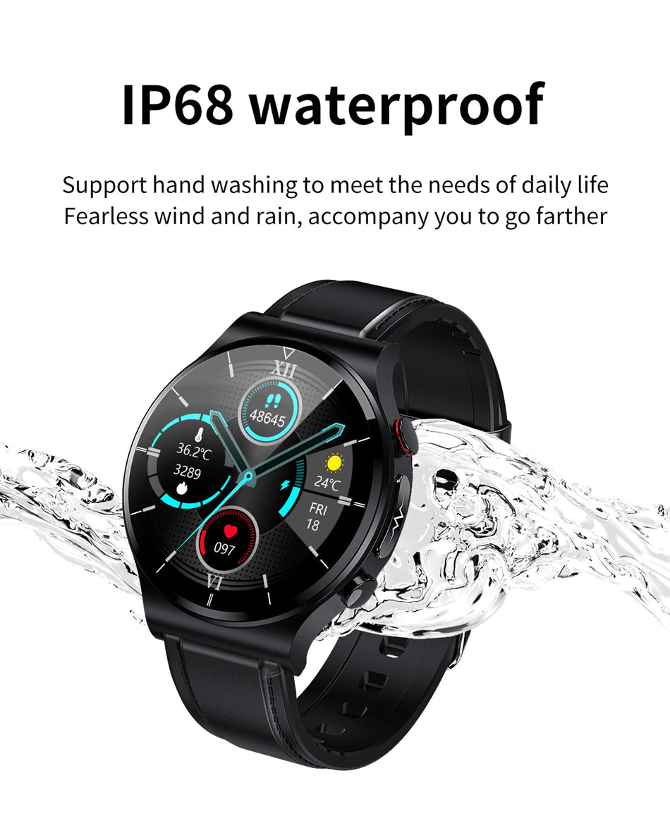 Fitness Smart ECG-PPG-HR-BP Watch/Tracker